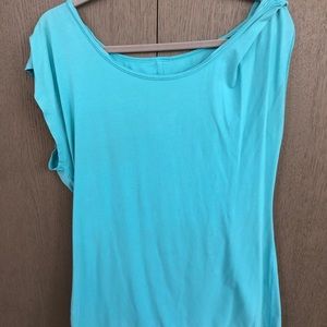 lululemon Aqua off the shoulder top-Size 6
